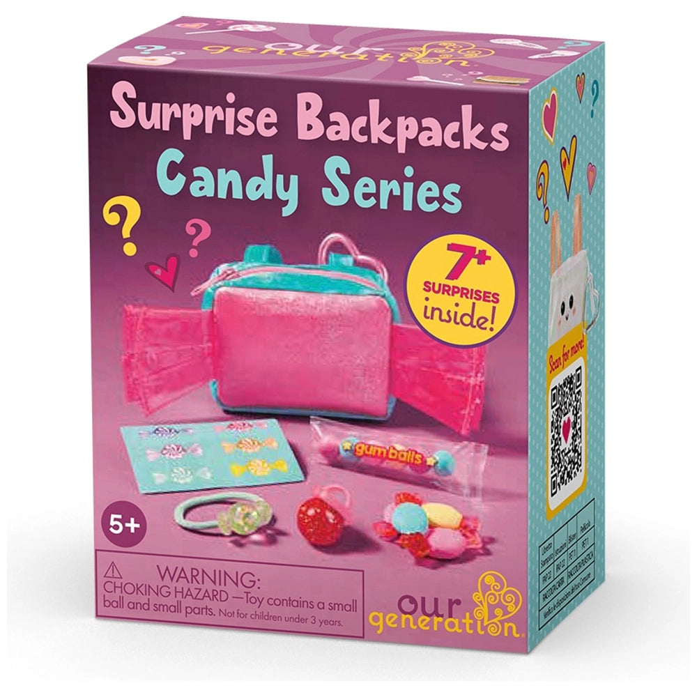 Our Generation Surprise Backpack Candy Series Assortment