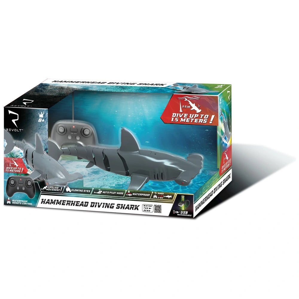 Revolt Remote Control Hammerhead Diving Shark