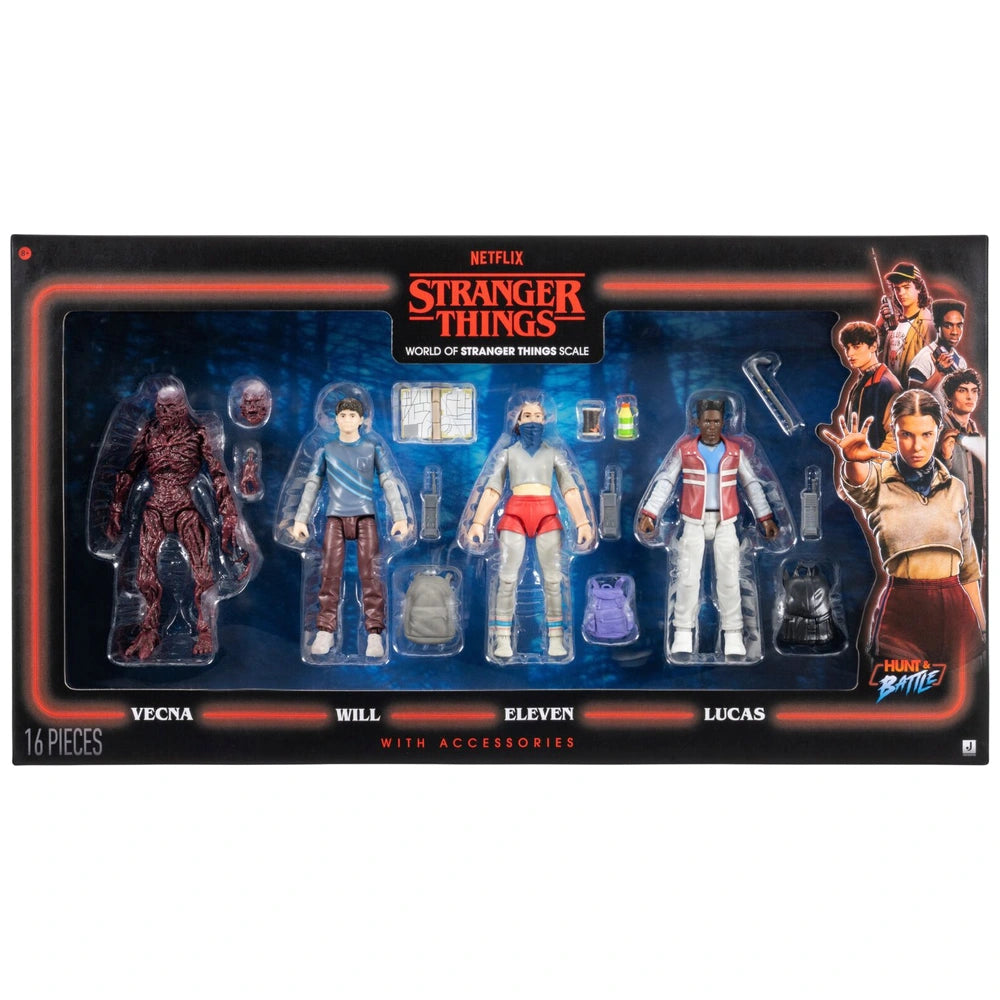 Netflix Stranger Things: The Abyss Action Figure 4 Pack 10Cm