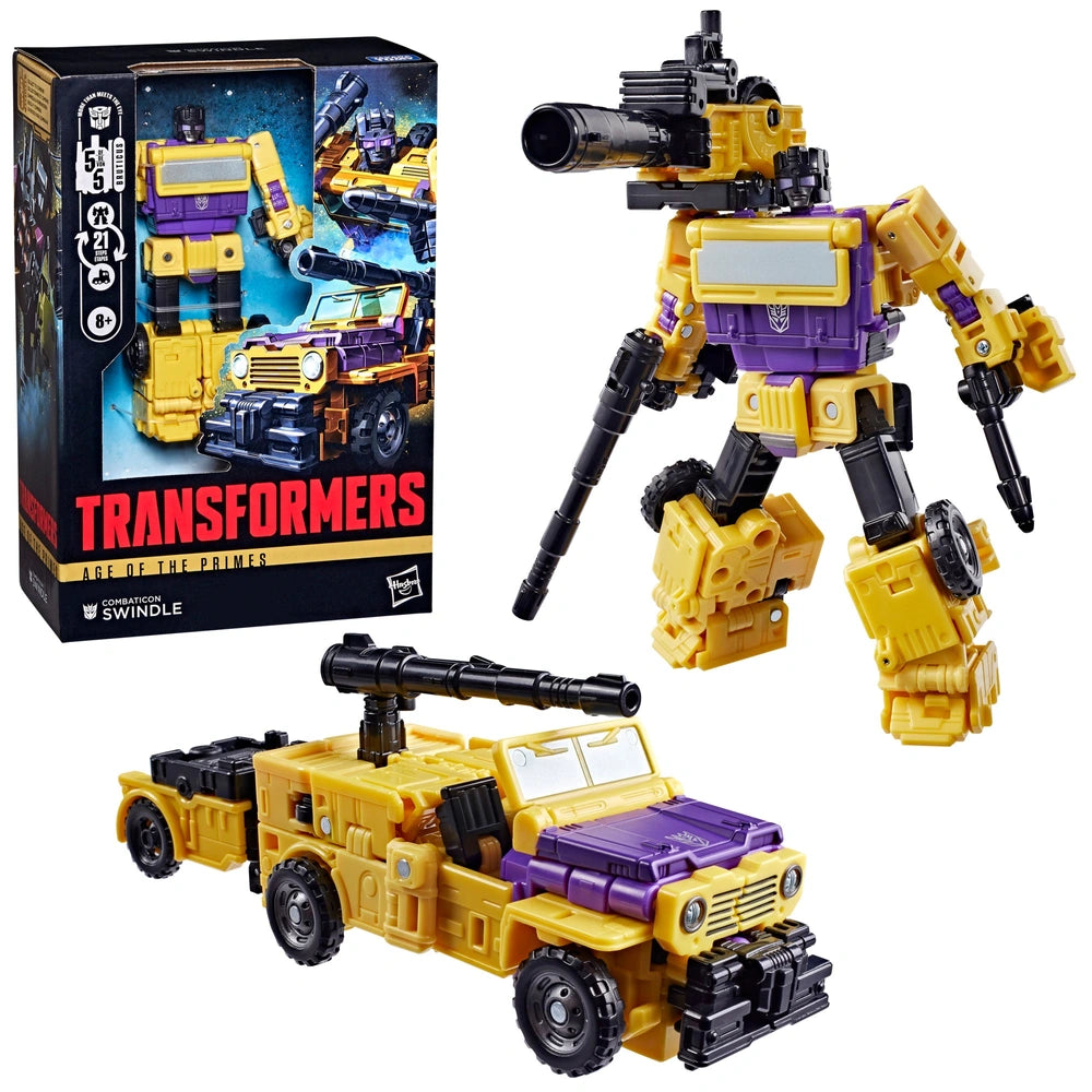 Transformers Age Of The Primes Action Figure Voyager Class Combaticon Swindle