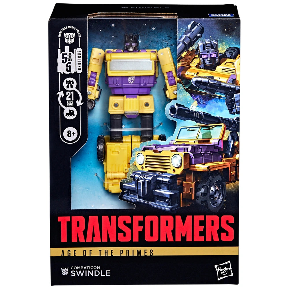 Transformers Age Of The Primes Action Figure Voyager Class Combaticon Swindle