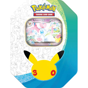 Pokémon Trading Card Game (Tcg): 30Th Celebration Sylveon Ex Tin