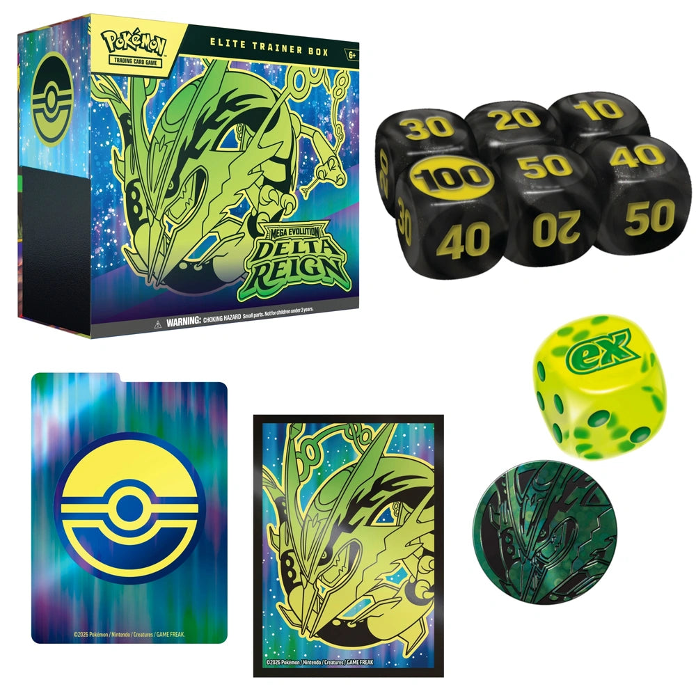 Pokémon Trading Card Game (Tgc): Mega Evolution Delta Reign Elite Trainer Box