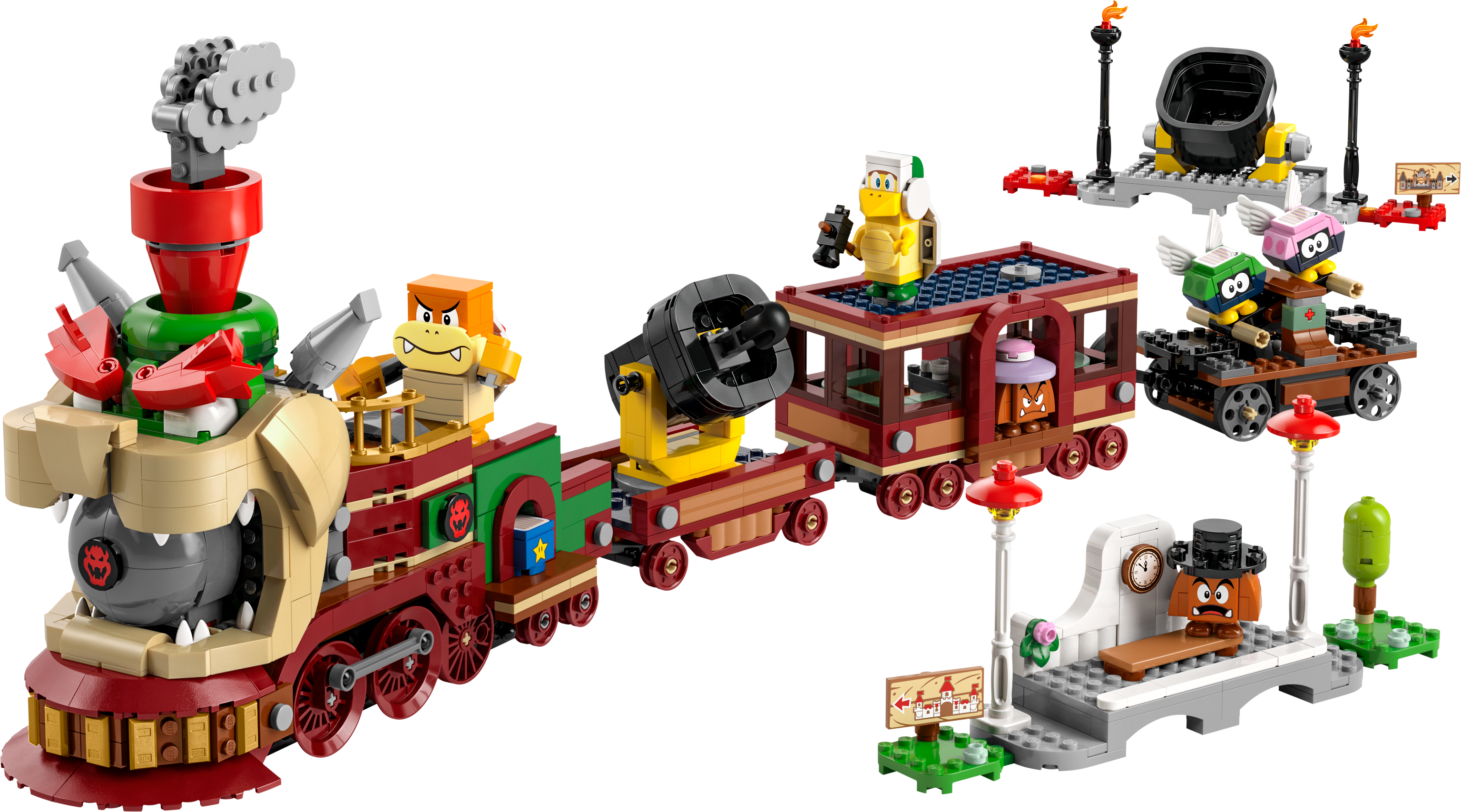 Lego Super Mario 71437 The Bowser Express Train Set
