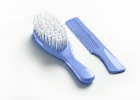 Baby Hair Brush & Comb Set Blue