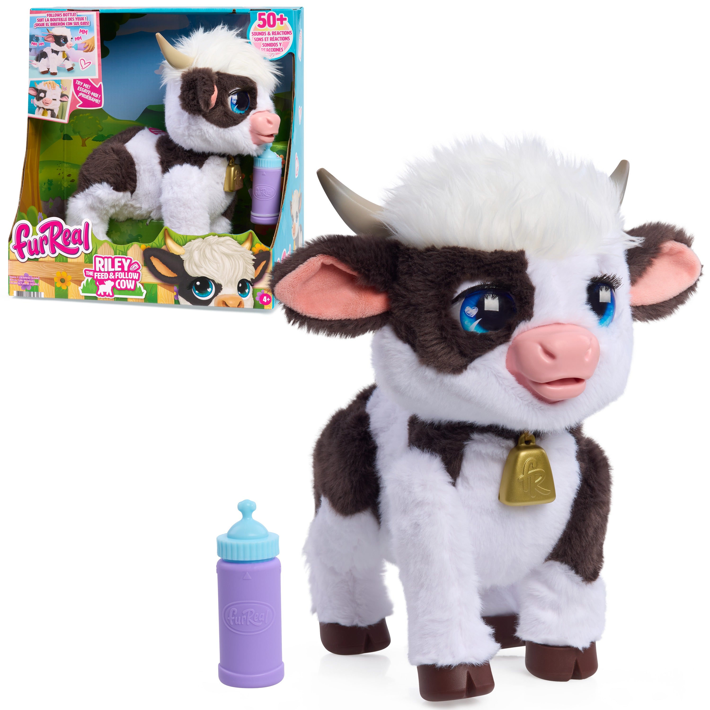 Fur Real Riley The Feed & Follow Cow