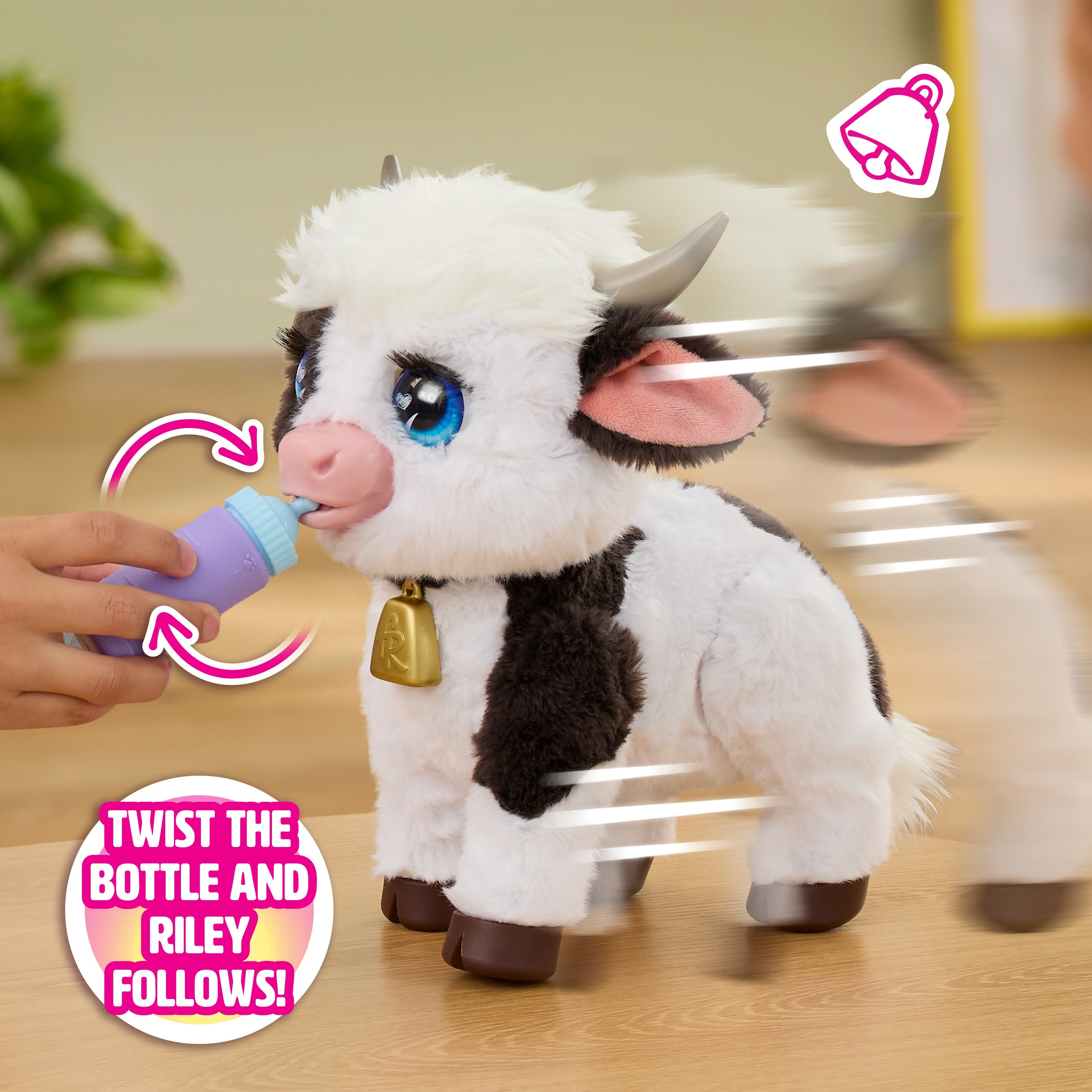 Fur Real Riley The Feed & Follow Cow