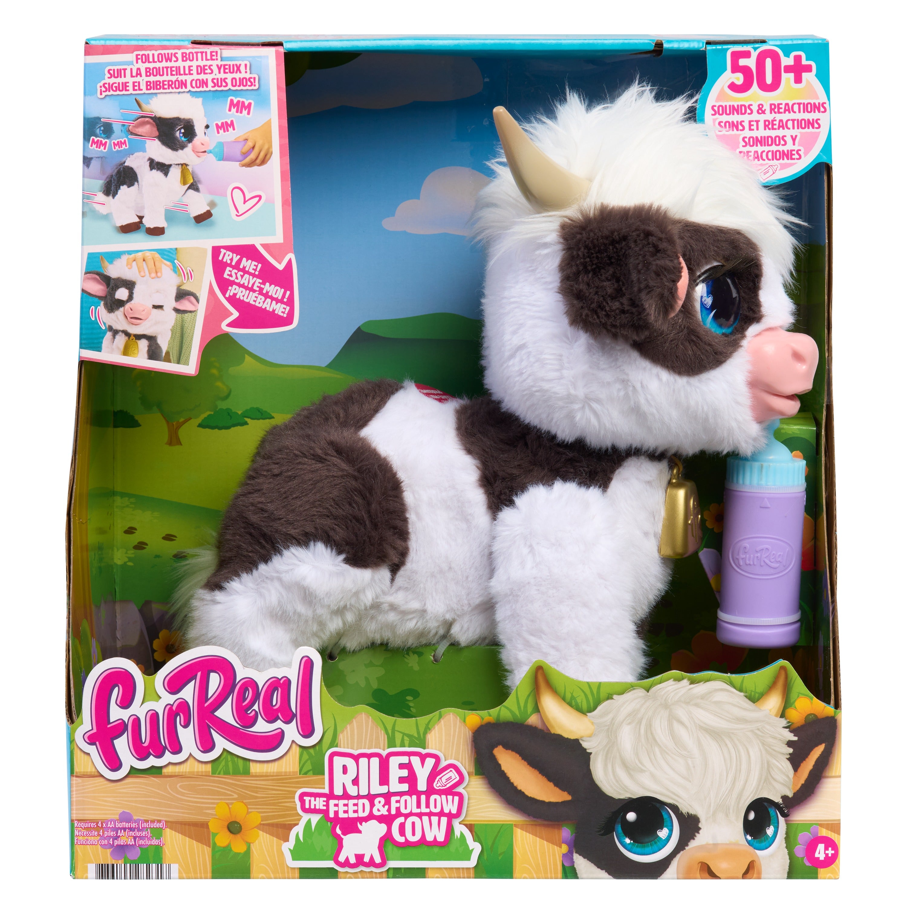 Fur Real Riley The Feed & Follow Cow
