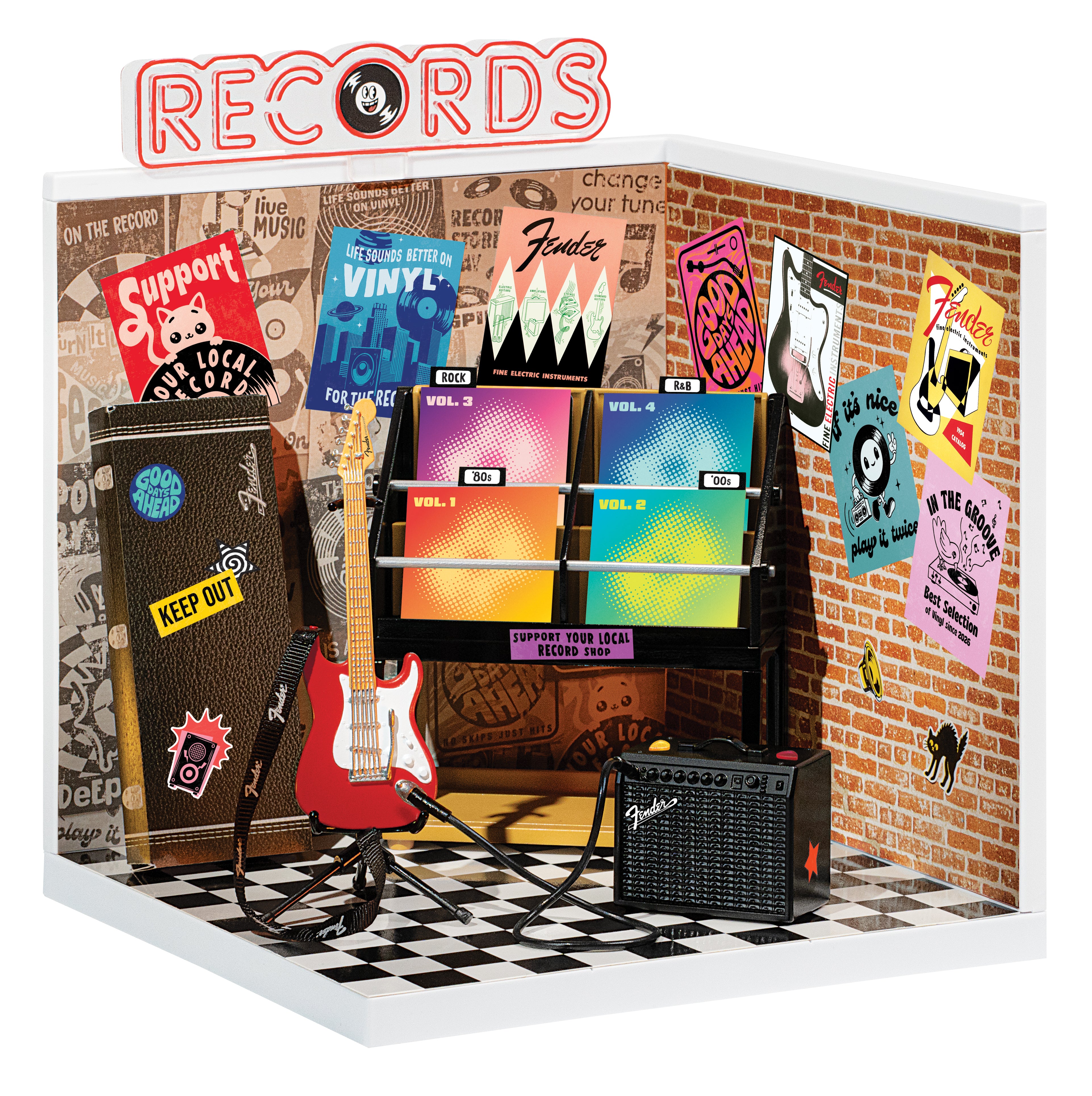 Mga's Miniverse: Make It Mini Spaces Record Shop