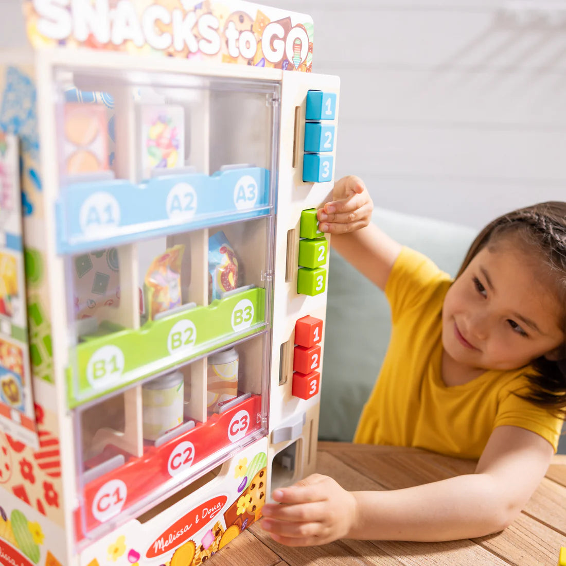 Melissa & Doug Sort-Stock-Select Wooden Vending Machine