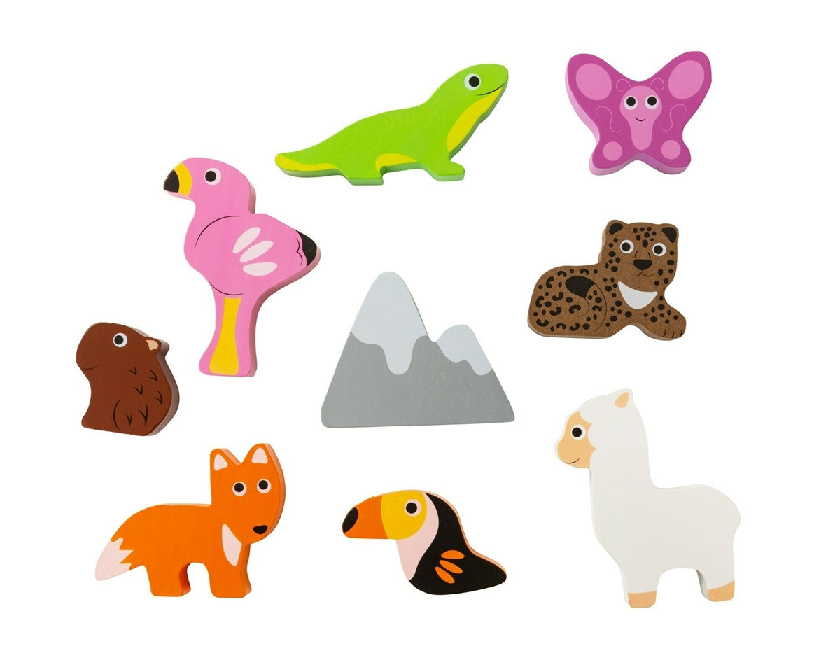 Animal Stacking Tower Toy & Bag