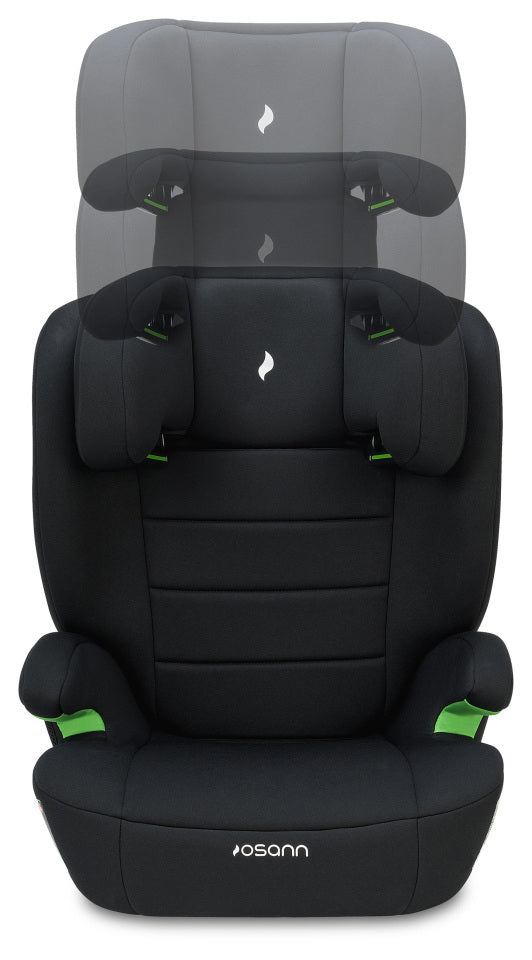 Osann Musca Car Seat - Isofix, Universal Fit With 14-Position Headrest - Side Impact Protection & Washable Cover