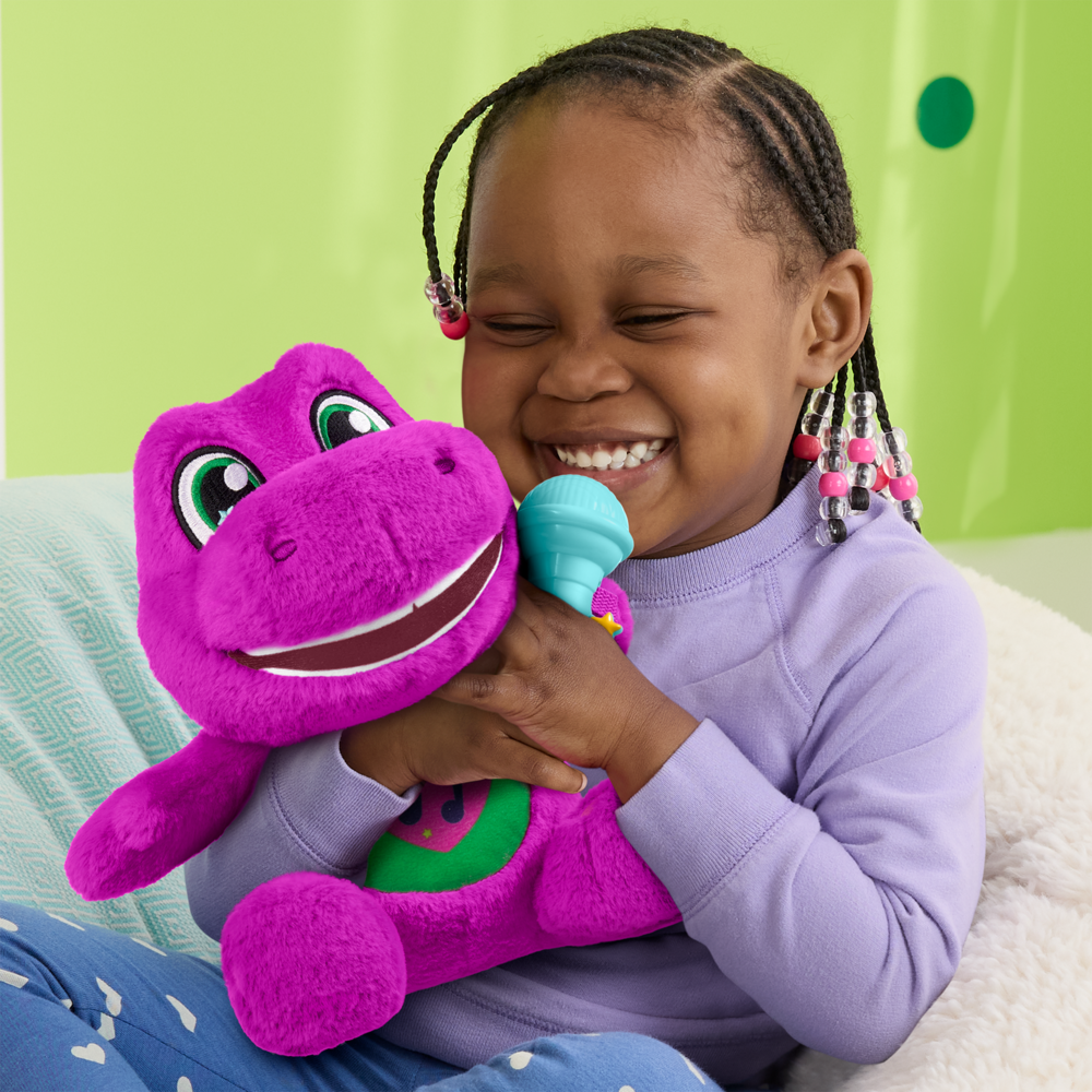 Fisher-Price Barney's World Singing Barney Plush Toy