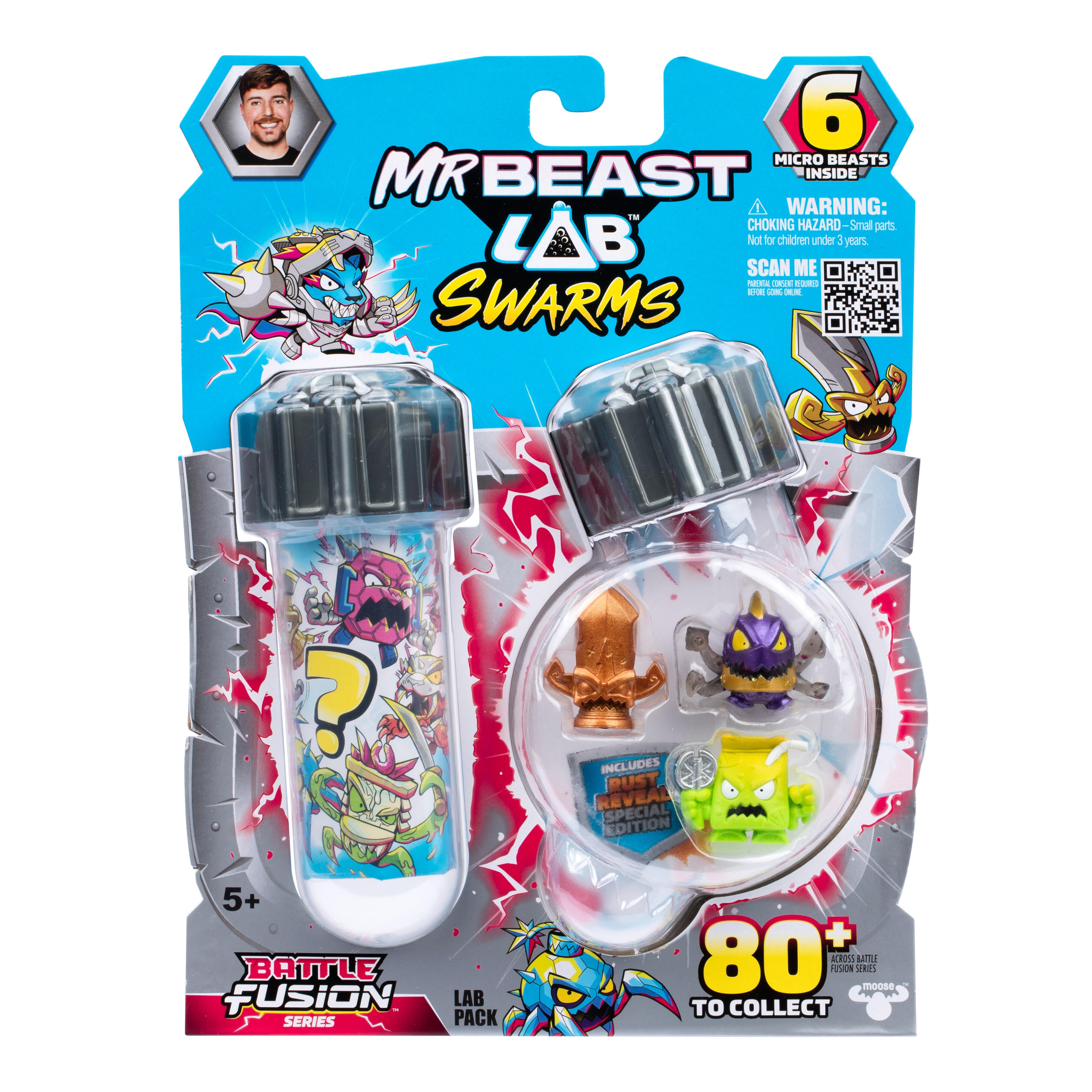 Mrbeast Lab Swarms Battle Fusion Series Lab 6 Pack Assortment