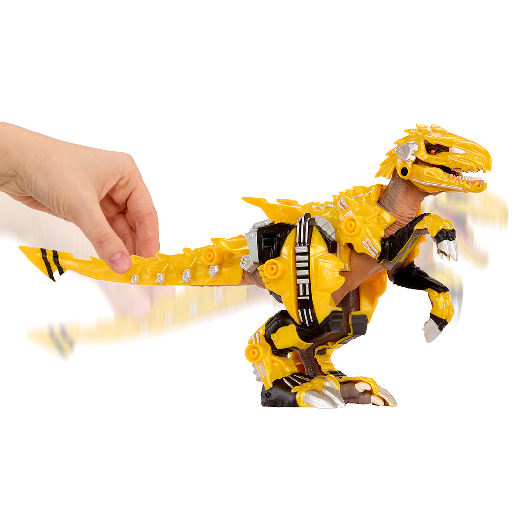 Armosaurs Armor-Up Dinosaur- Yellow Raptor - Blaze
