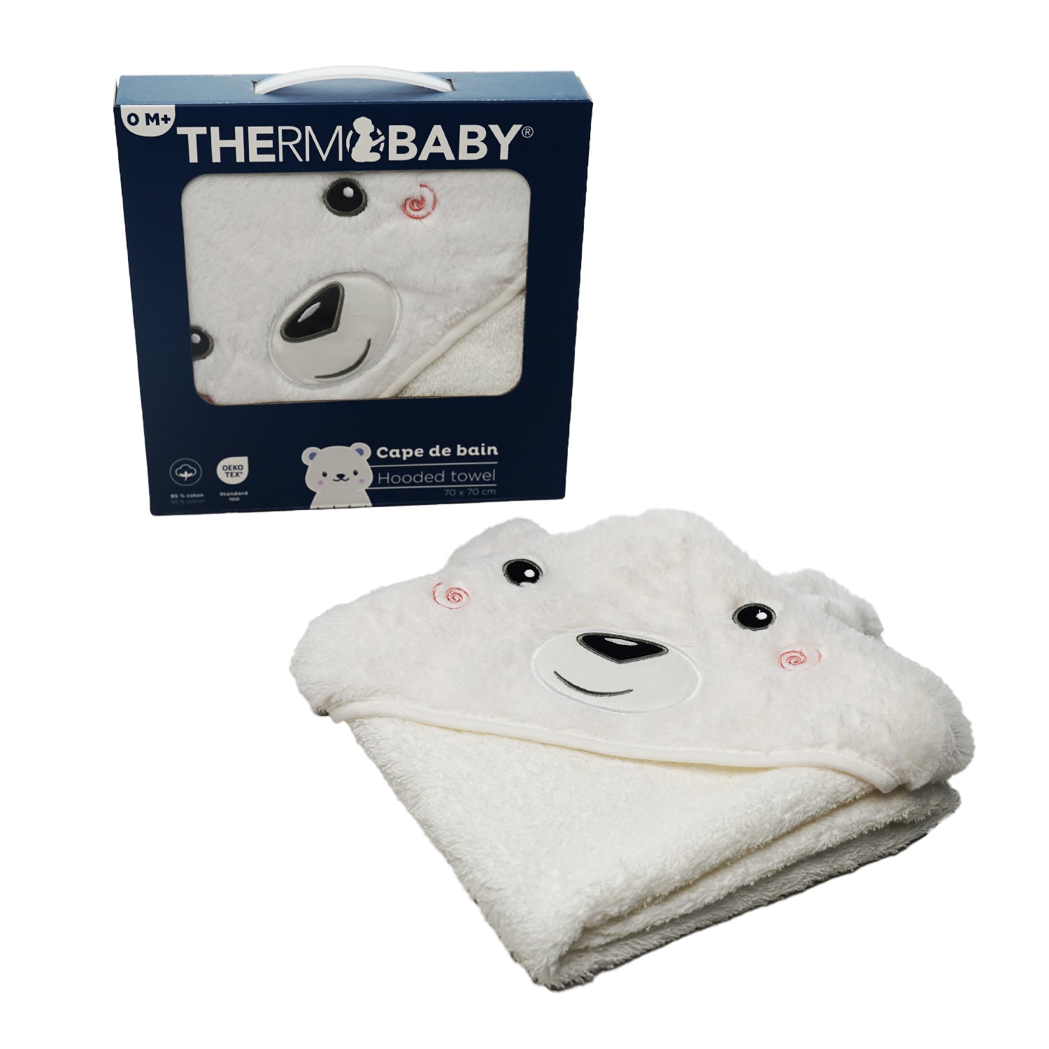 Thermobaby Hooded Towel – Baby Bear