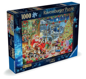 Ravensburger Christmas No.30 Santa Takes A Break 1000 Piece Jigsaw Puzzle