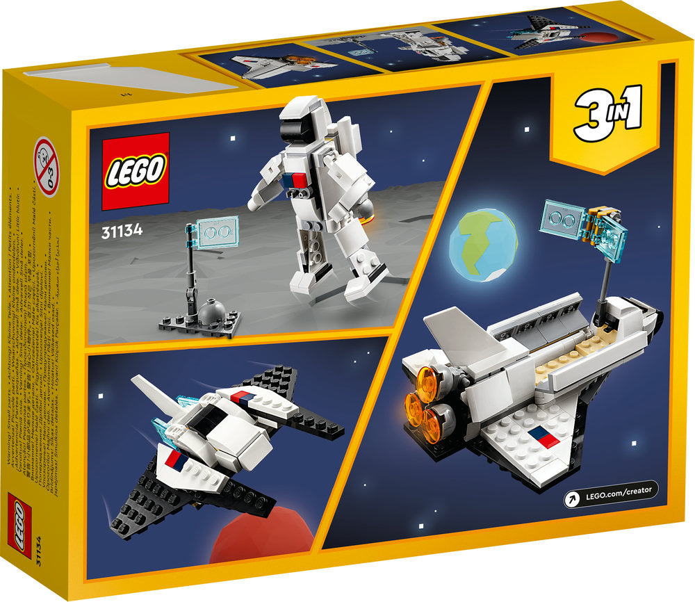 Lego® Creator Space Shuttle 31134 Building Toy Set (144 Pieces)