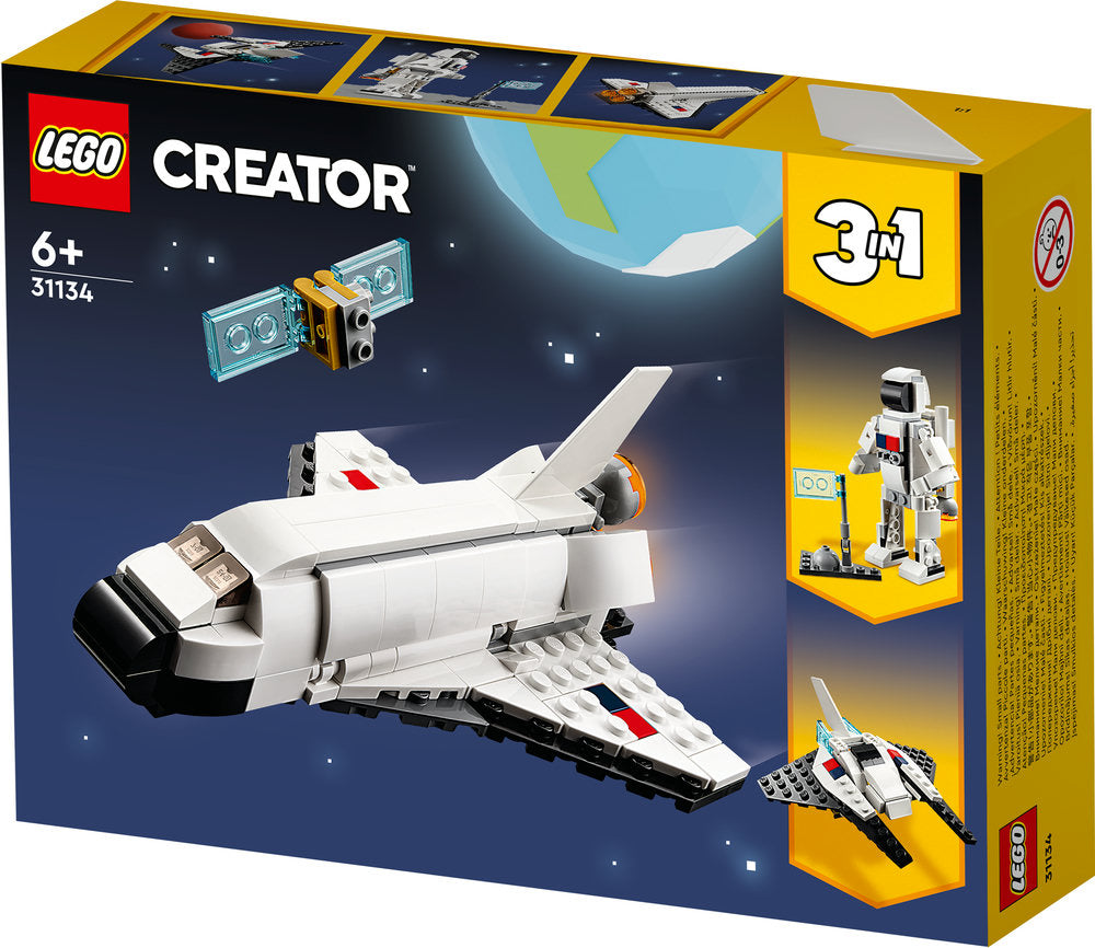 Lego® Creator Space Shuttle 31134 Building Toy Set (144 Pieces)