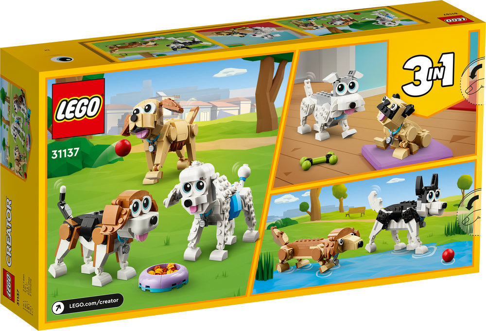 Lego® Creator Adorable Dogs 31137 Building Toy Set (475 Pieces)