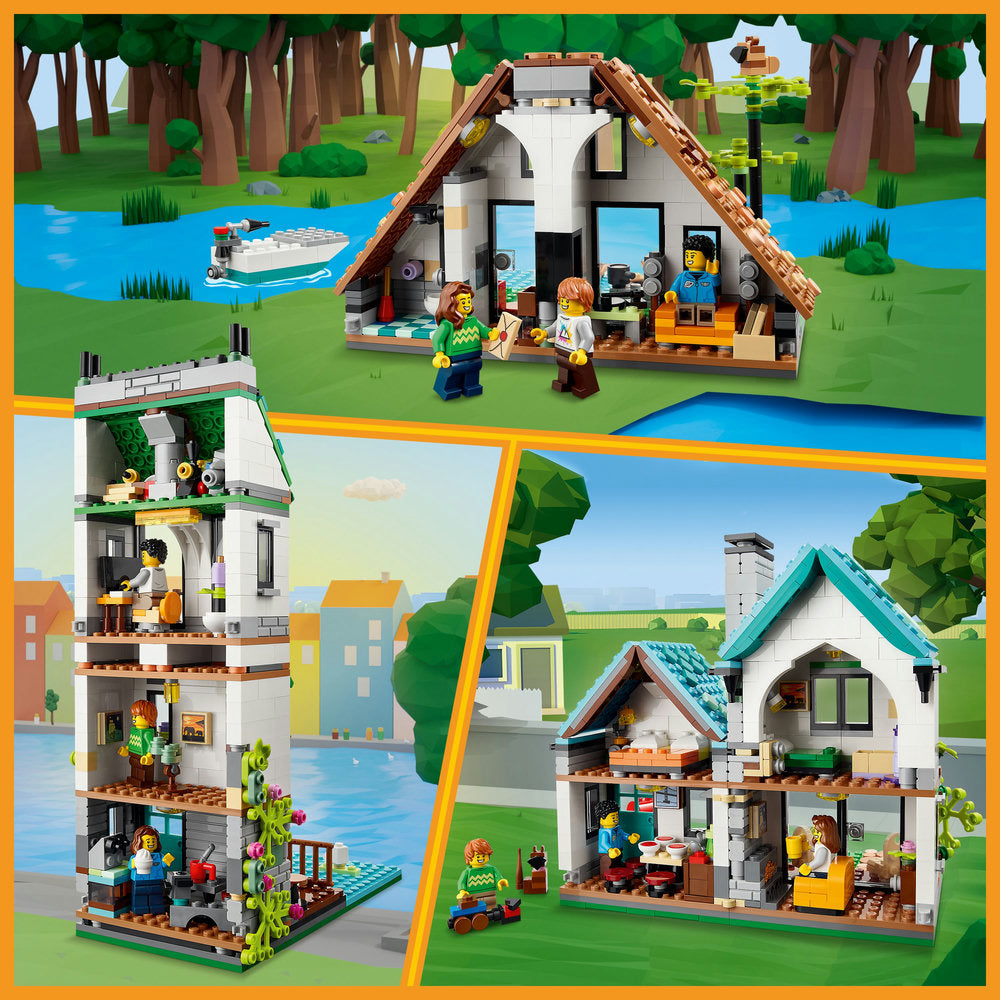 Lego® Creator Cosy House 31139 Building Toy Set (808 Pieces)