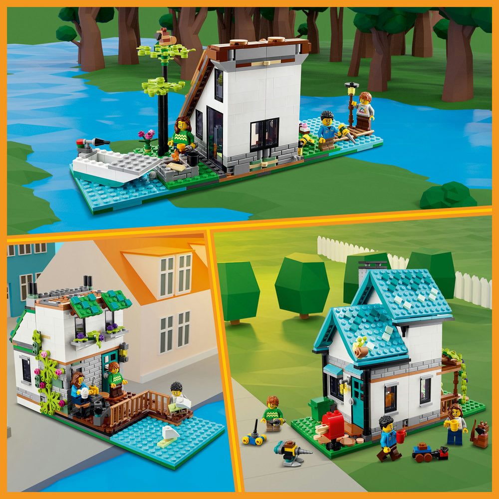 Lego® Creator Cosy House 31139 Building Toy Set (808 Pieces)