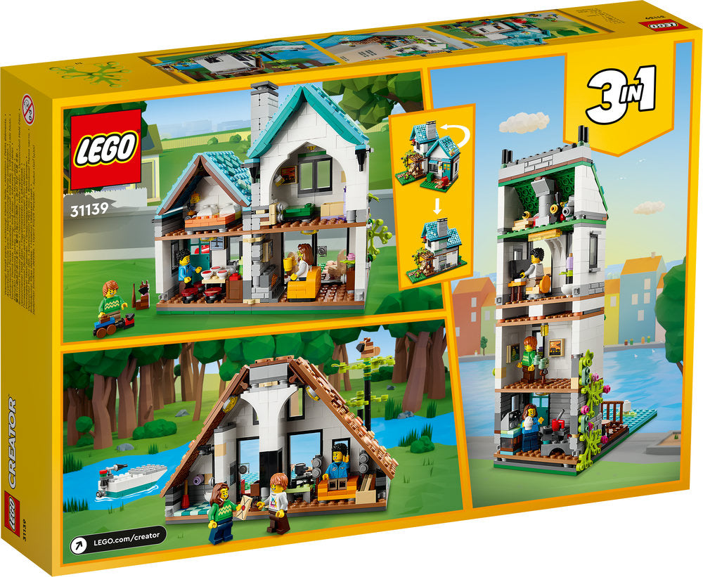 Lego® Creator Cosy House 31139 Building Toy Set (808 Pieces)