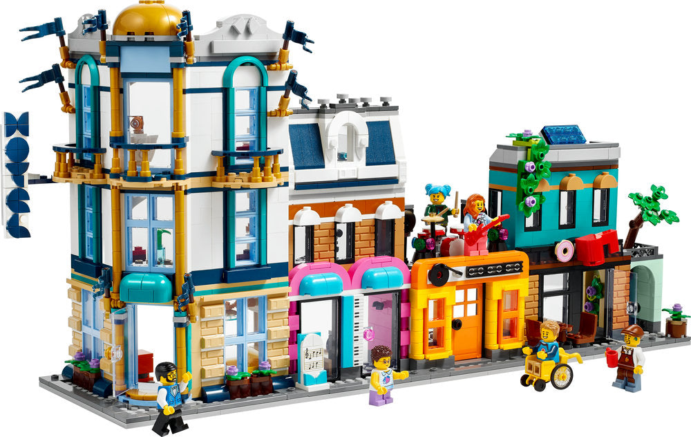 Lego® Creator Main Street 31141 Building Toy Set (1,459 Pieces)