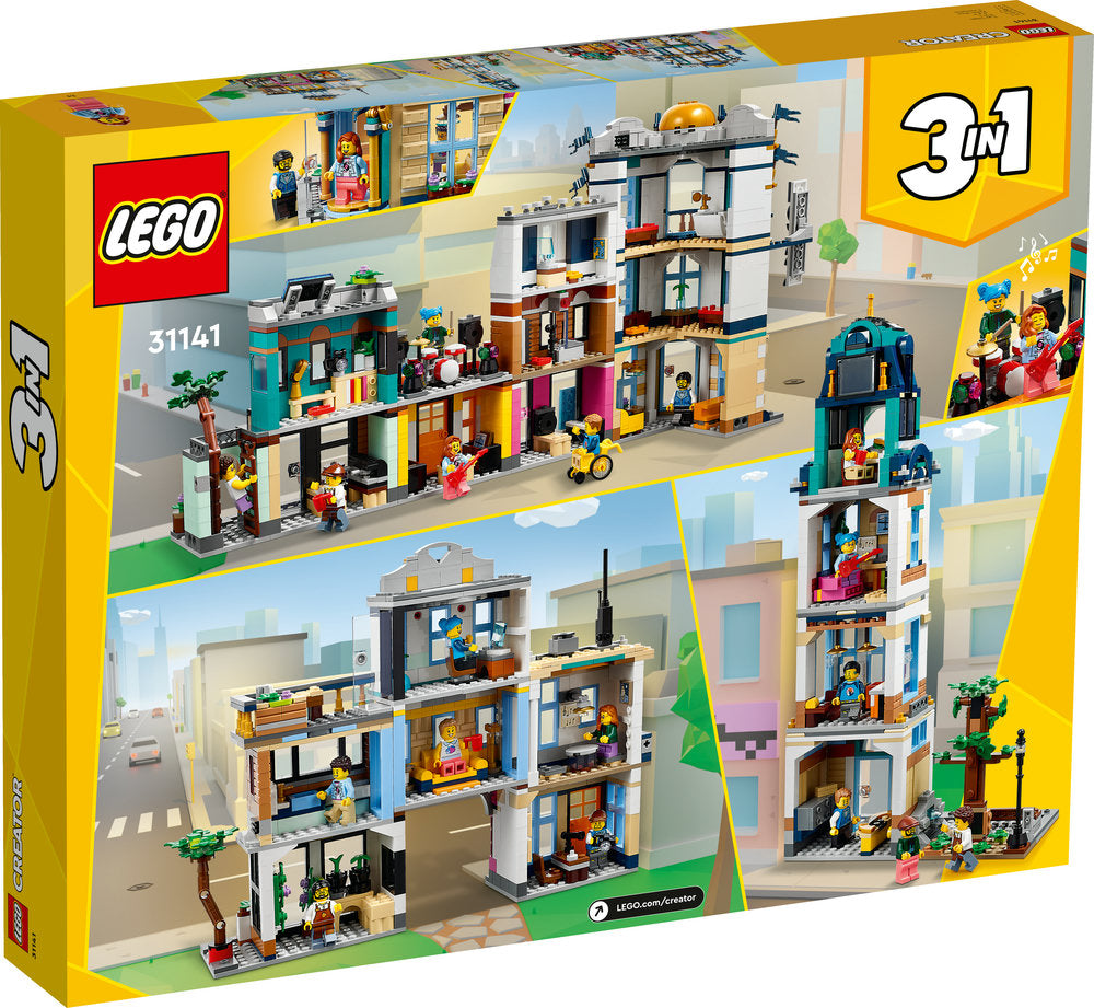 Lego® Creator Main Street 31141 Building Toy Set (1,459 Pieces)