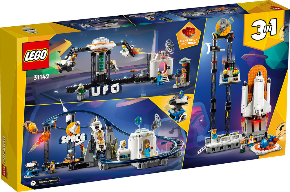 Lego® Creator Space Roller Coaster 31142 Building Toy Set (874 Pieces)