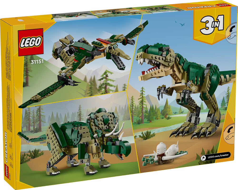 Lego® Creator 3In1 T. Rex, Dinosaur Toy For Kids 31151