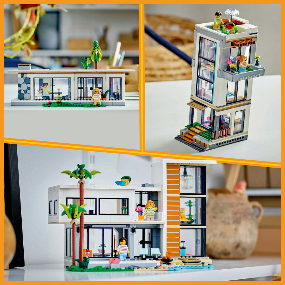 Lego® Creator 3In1 Modern House Toy Playset For Kids 31153
