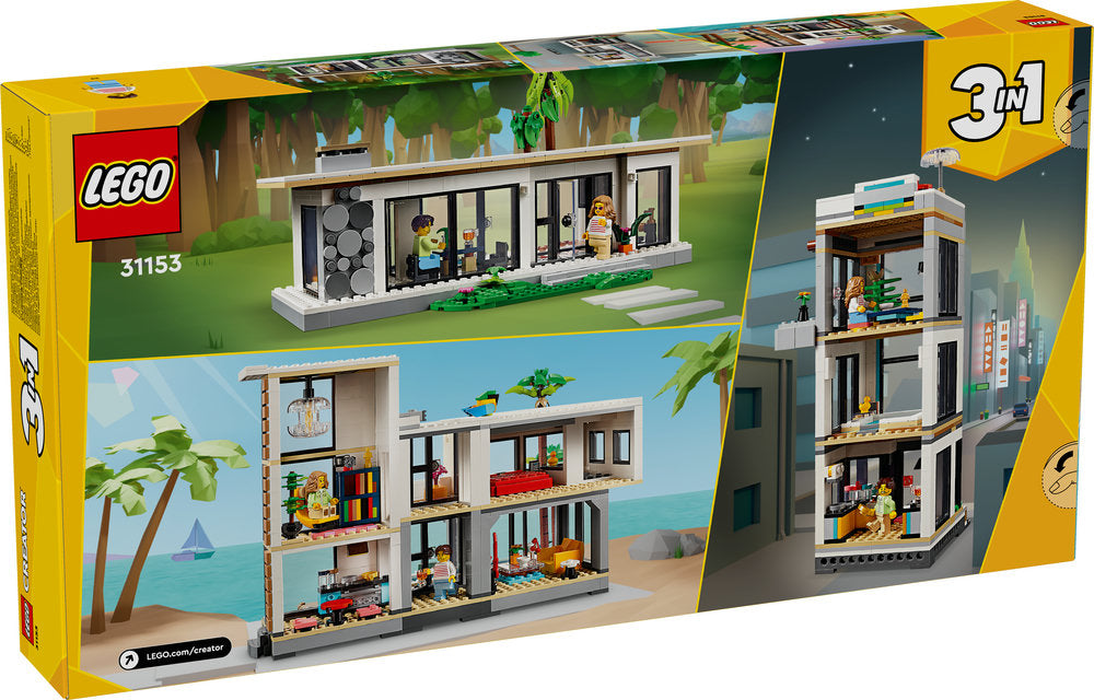 Lego® Creator 3In1 Modern House Toy Playset For Kids 31153