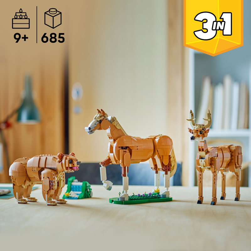 Lego® Creator 3In1 Beautiful Horse Toy Animal Building Set 31166