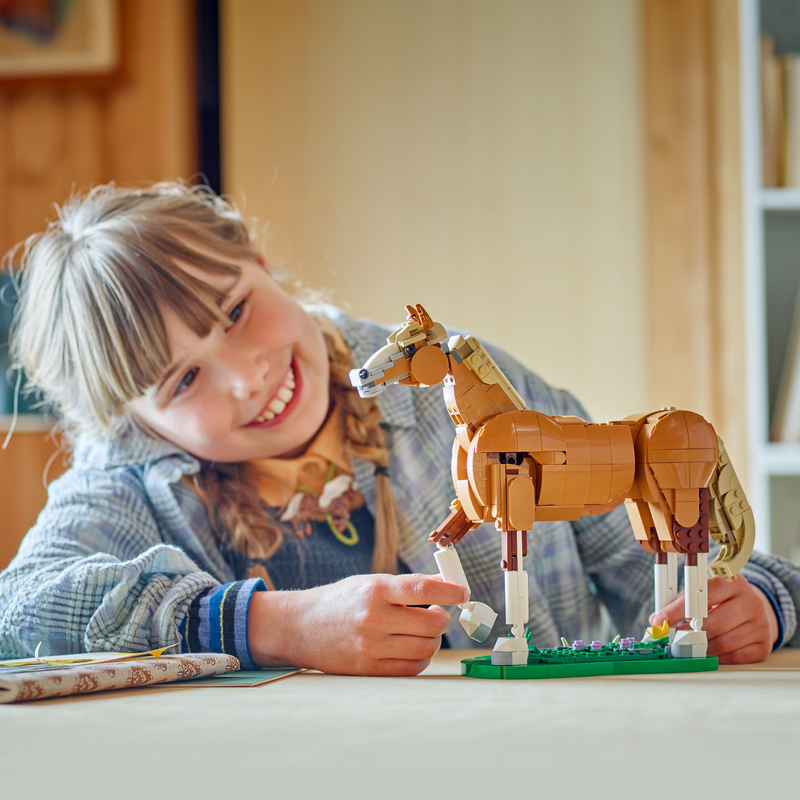 Lego® Creator 3In1 Beautiful Horse Toy Animal Building Set 31166