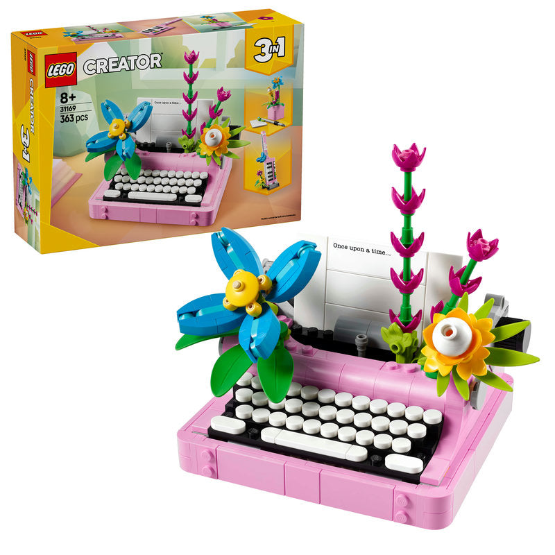 Lego® Creator 3In1 Typewriter With Flowers 31169
