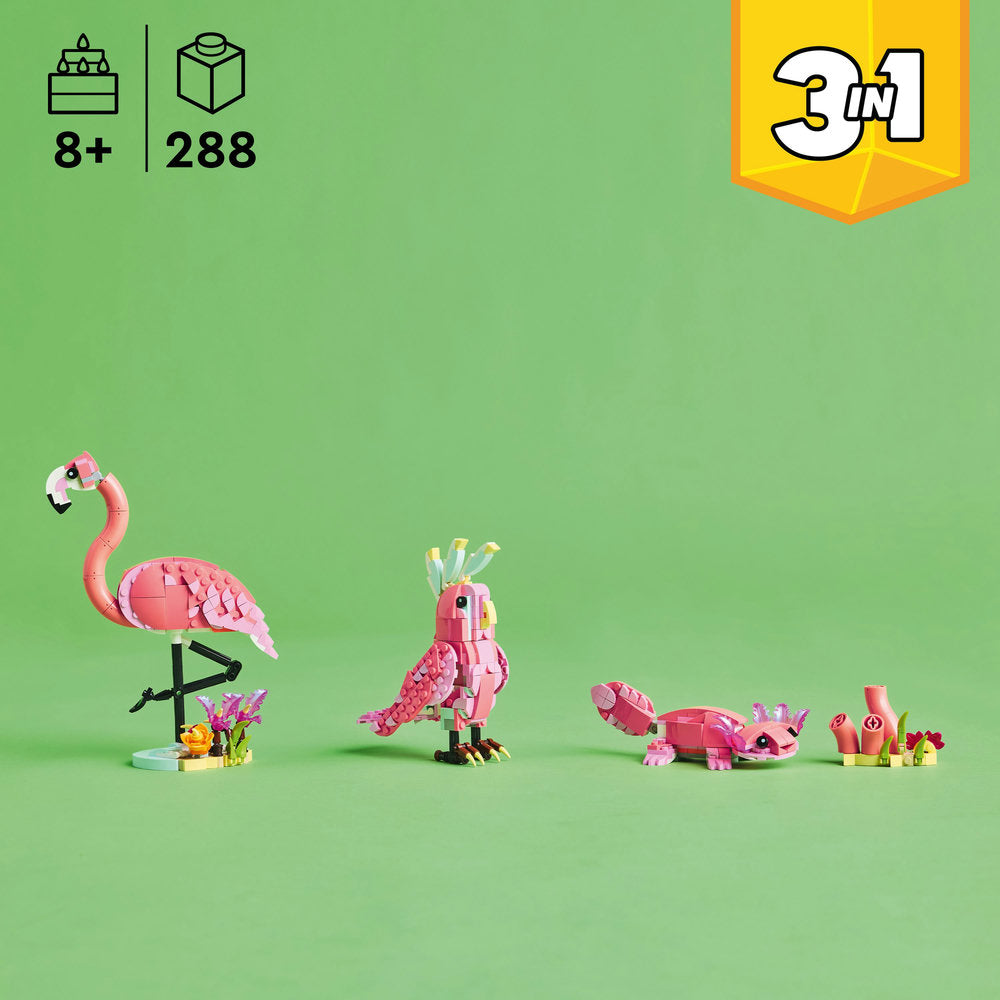 Lego Creator 3In1 Wild Animals: Pink Flamingo 31170