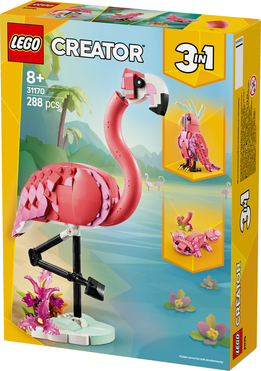 Lego Creator 3In1 Wild Animals: Pink Flamingo 31170
