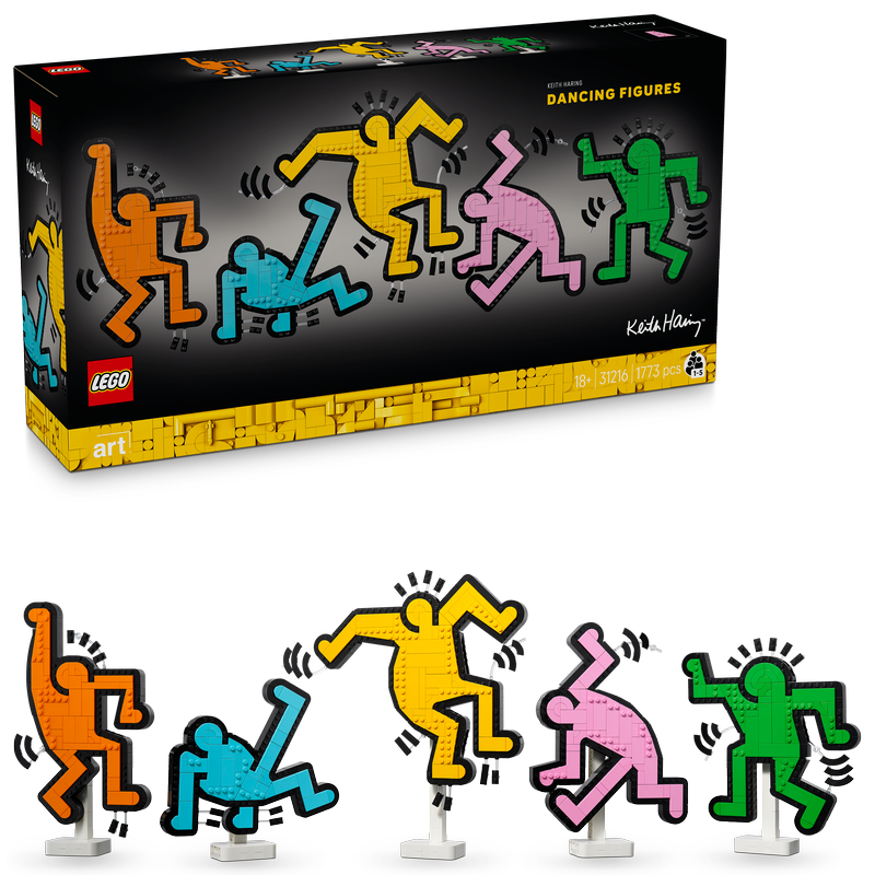 Lego Art Keith Haring – Dancing Figures Set 31216