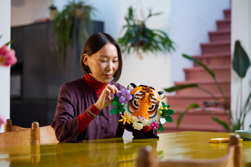 Lego® Art The Fauna Collection – Tiger, Housewarming Gift For A New Home 31217