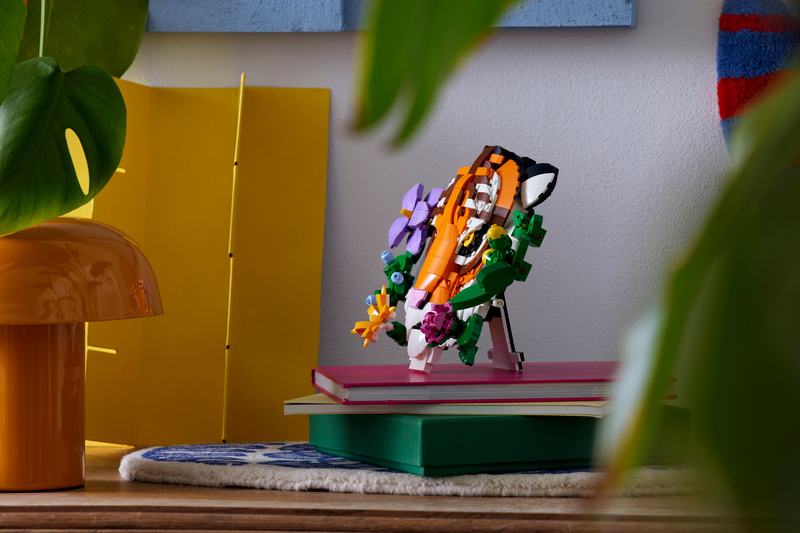 Lego® Art The Fauna Collection – Tiger, Housewarming Gift For A New Home 31217