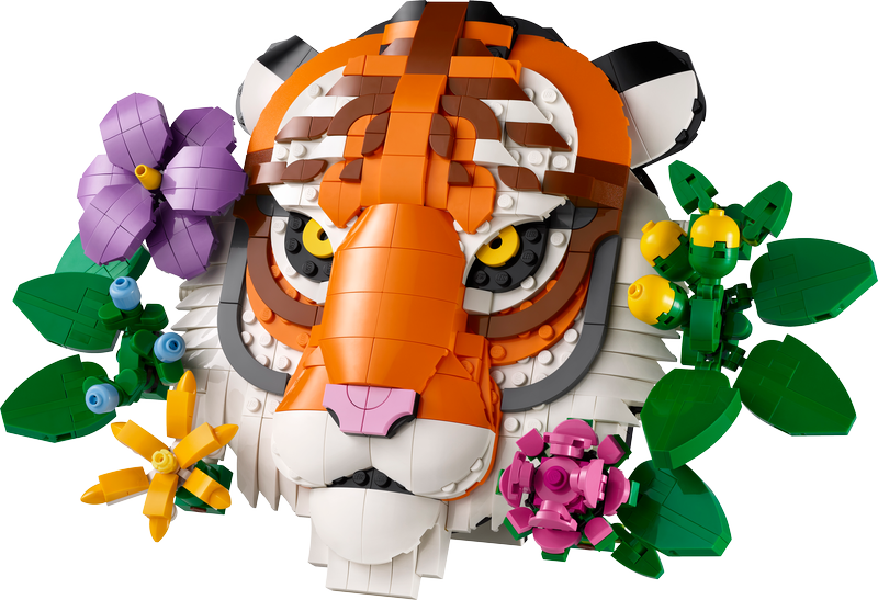 Lego® Art The Fauna Collection – Tiger, Housewarming Gift For A New Home 31217