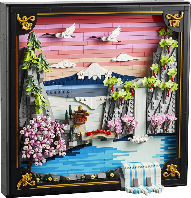 Lego® Art Japanese Cherry Blossom Landscape Wall Art 31218