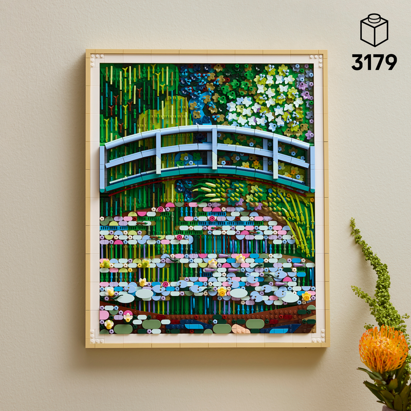 Lego Art Claude Monet – Bridge Over A Pond Of Water Lilies 31220