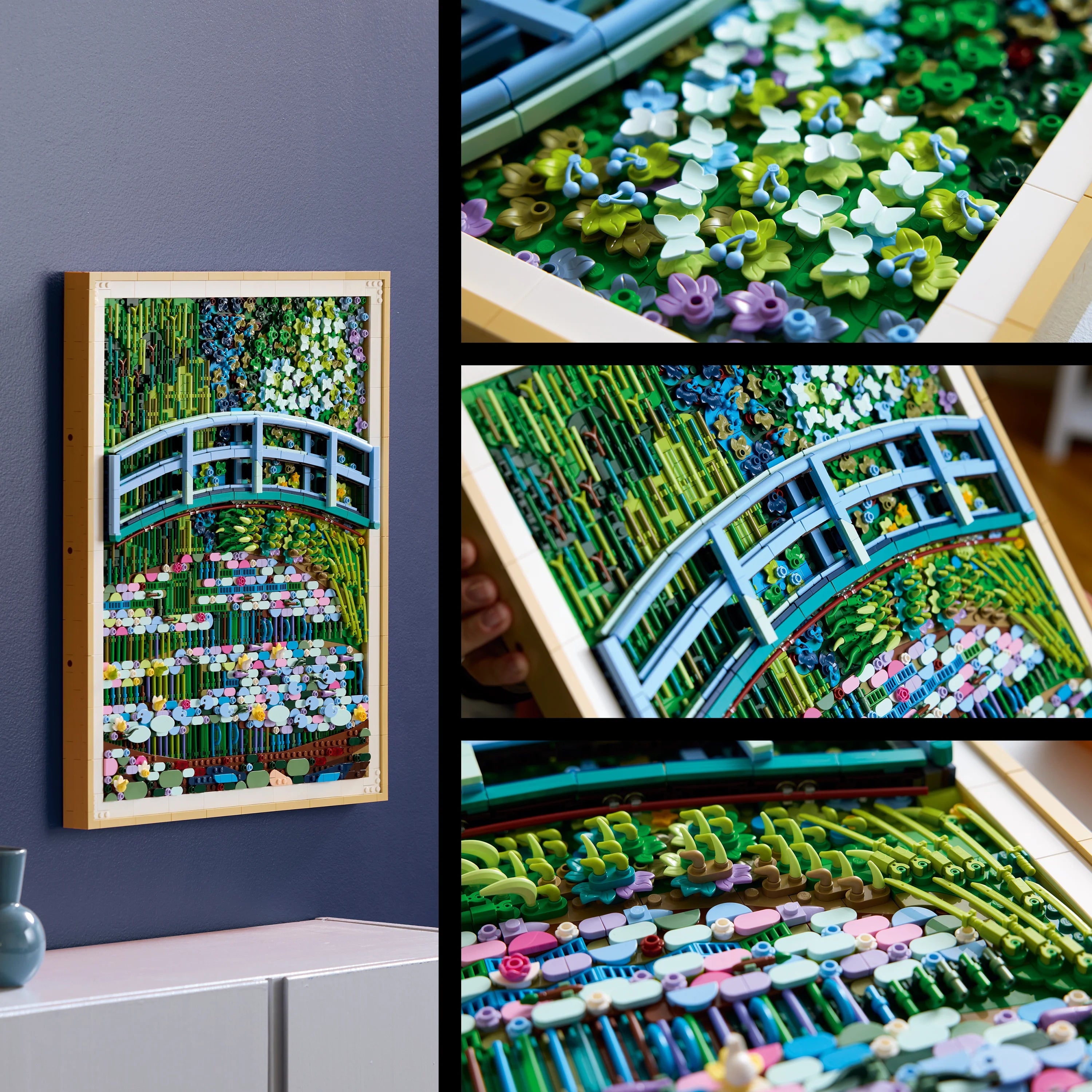 Lego Art Claude Monet – Bridge Over A Pond Of Water Lilies 31220