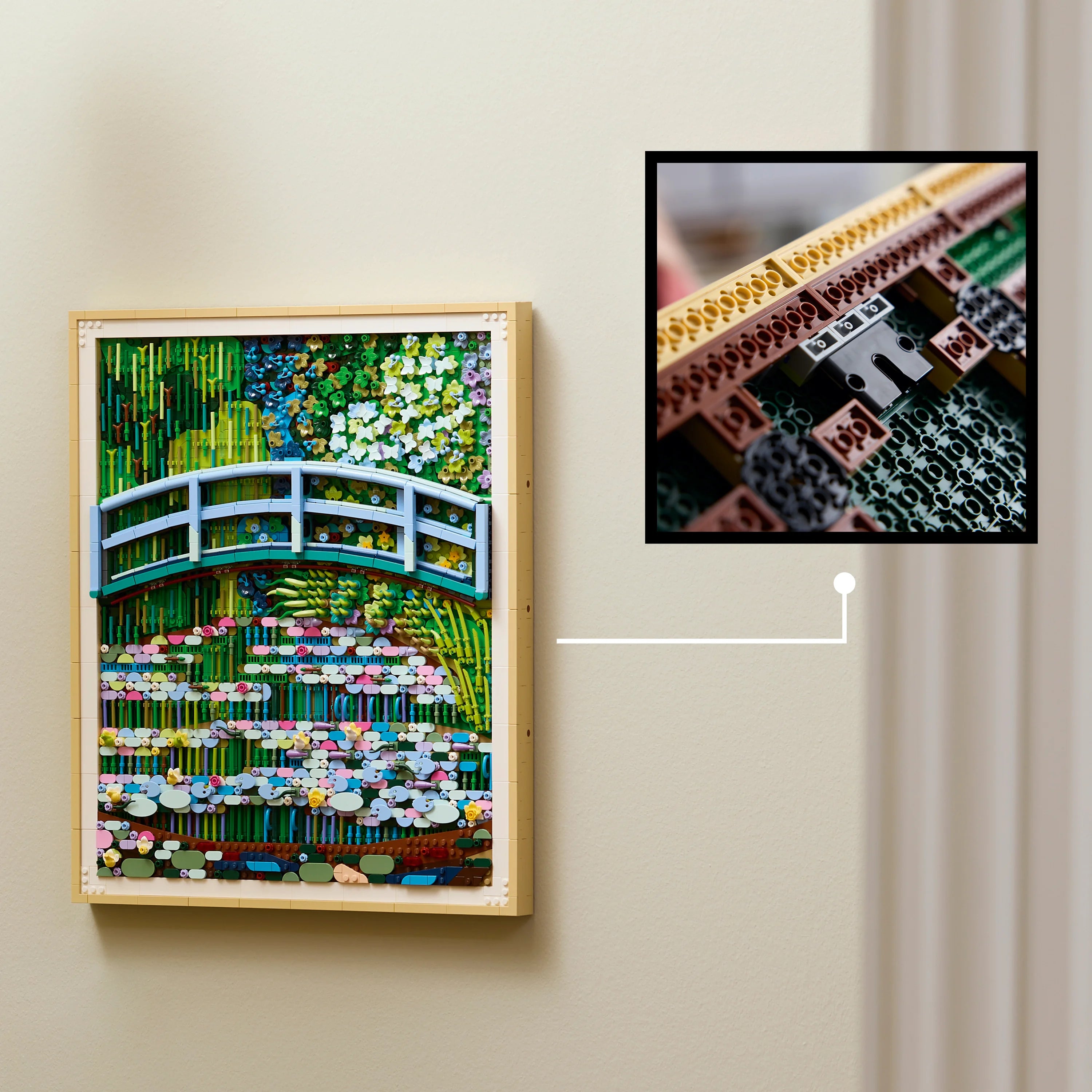 Lego Art Claude Monet – Bridge Over A Pond Of Water Lilies 31220