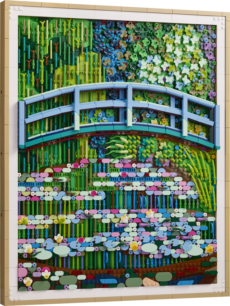 Lego Art Claude Monet – Bridge Over A Pond Of Water Lilies 31220