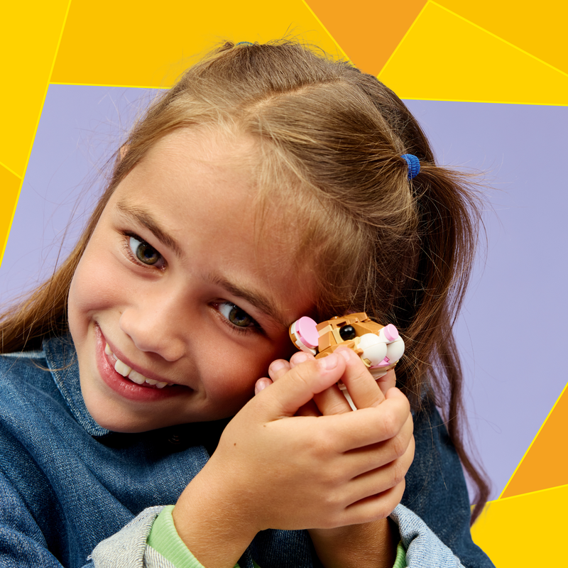 Lego® Creator 3 In 1 Cute Hamster With A Flower Toy 31376