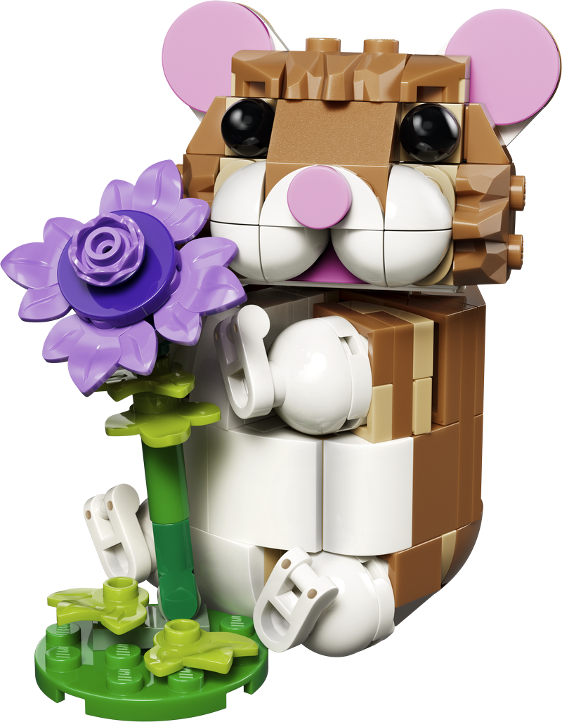 Lego® Creator 3 In 1 Cute Hamster With A Flower Toy 31376