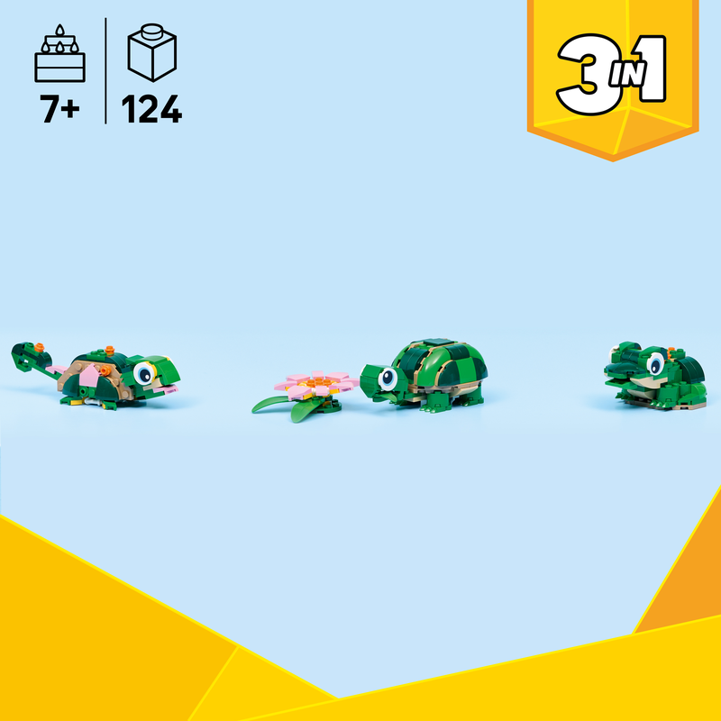 Lego® Creator 3 In 1 Turtle With A Water Lily Flower 31377